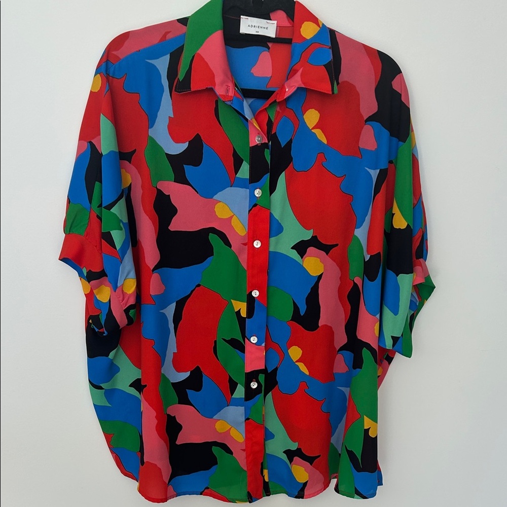 Adrienne Multicolor Button Down Shirt